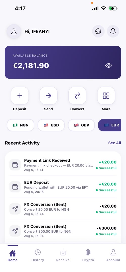 Paylign Dashboard App Interface